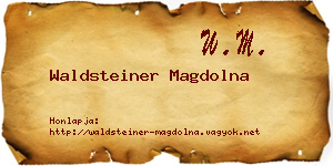 Waldsteiner Magdolna névjegykártya